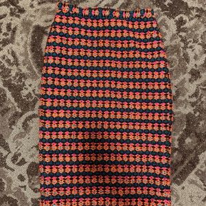 SAMPLE Jcrew heavy knit midi pencil skirt